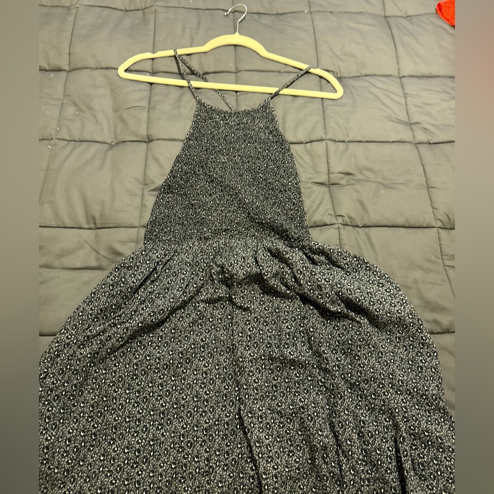 Kimchi Blue Black and Silver Dress Urban Outfitters